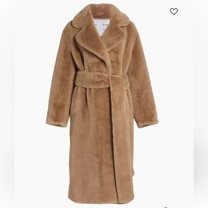 PROENZA SCHUOLER WHITE LABEL FAUX TEDDY WRAP COAT SMALL NWT